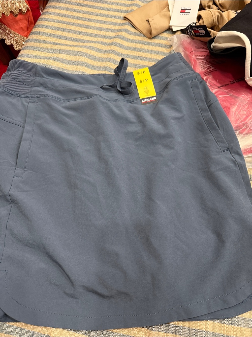Kirkland Signature Men’s Blue Drawstring Shorts